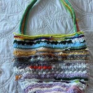 Colorful Crochet Market Bag